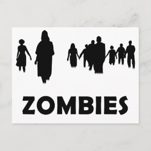 Carte Postale Zombies