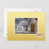 Carte Postale Zombies dans le jardin (Devant / Derrière)