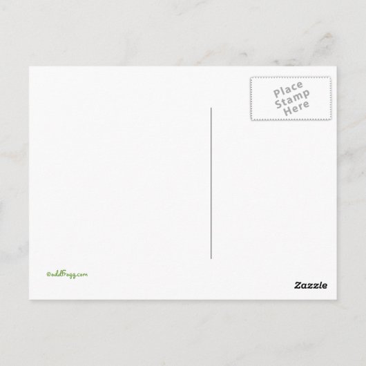 Carte postale Zombies for Peace (Dos)