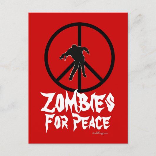 Carte postale Zombies for Peace (Devant)