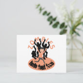Carte Postale Zombies Hait Fast Food (Debout devant)
