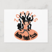 Carte Postale Zombies Hait Fast Food (Devant)