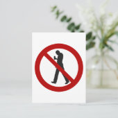 Carte Postale Zombies Smartphone interdits (Debout devant)