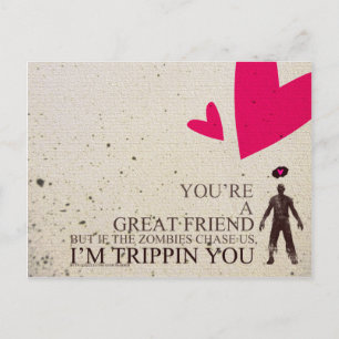 Carte postale Zombies valentines