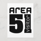 Carte Postale Zone 51 Visiteur Alien (Devant)