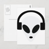 Carte Postale zone alien du casque dj 51 (Devant / Derrière)