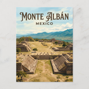 Carte Postale Zone archéologique de Monte Albán Mexique