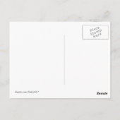 Carte postale Zone Coton Noir & Blanc (Dos)