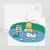 Carte Postale Zone de Casquette dur (Devant / Derrière)