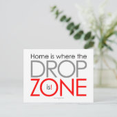 Carte Postale Zone de chute de plongée (Debout devant)