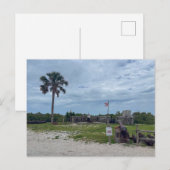 Carte Postale Zone de démonstration de tir de canon (Devant / Derrière)