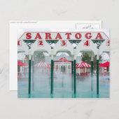 Carte Postale Zone de jeu de la piscine de Saratoga Springs (Devant / Derrière)
