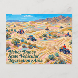 Carte Postale Zone de loisirs pour véhicules à moteur d'Heber Du