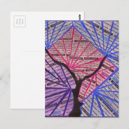 Carte Postale Zone de métro DC (Devant / Derrière)