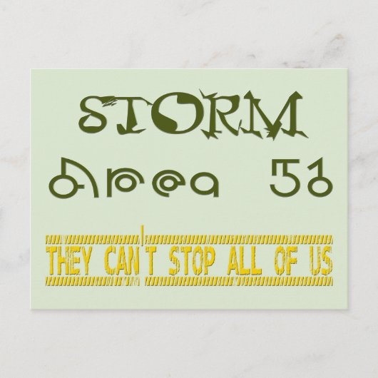 Carte Postale Zone de tempête 51 (Devant)