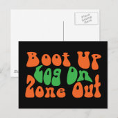 Carte Postale Zone dehors ! (Devant / Derrière)