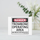 Carte Postale Zone d'exploitation Trombone (Debout devant)