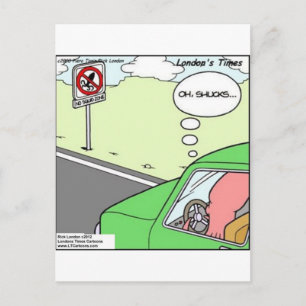 Carte Postale Zone drôle sans seiches