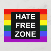 Carte Postale Zone franche de haine (Devant)