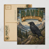 Carte Postale Zone sauvage de Raven Mountain POPCUT (Devant / Derrière)