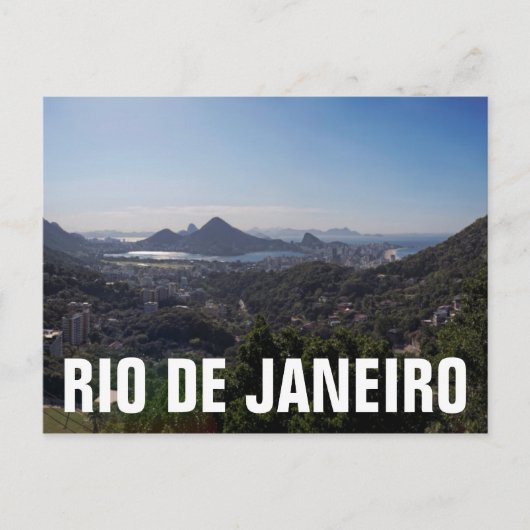 Carte Postale Zone sud de Rio de Janeiro (Devant)