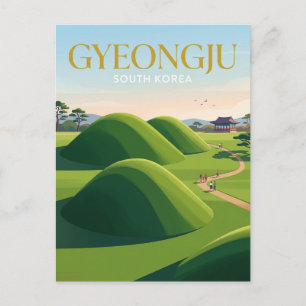 Carte Postale Zones historiques de Gyeongju Corée du Sud