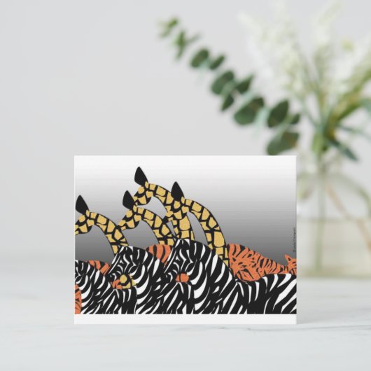 Carte Postale Zoo (Debout devant)