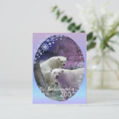 Carte Postale Zoo de l'ours polaire (Debout devant)