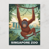 Carte Postale Zoo de Singapour (Devant)