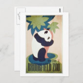 Carte Postale Zoo-Panda de Brookfield (Devant / Derrière)