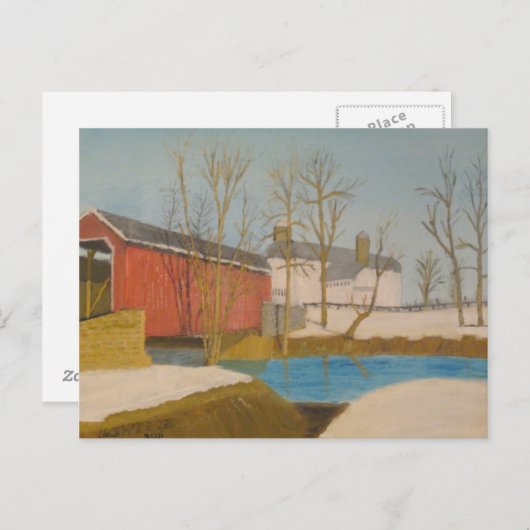 Carte Postale Zook's Mill Bridge - Lancaster (Devant / Derrière)