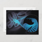 Carte Postale Zoom sur un brin d'ADN dans un chromosome (Devant / Derrière)