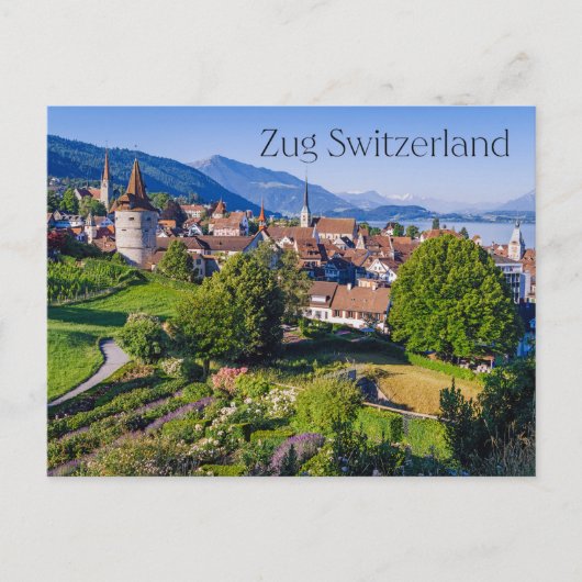 Carte Postale Zoug Suisse (Devant)