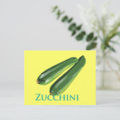 Carte Postale Zucchini Squash (Debout devant)