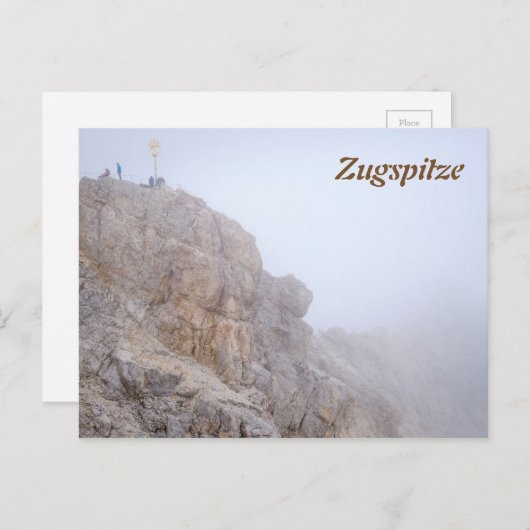 Carte Postale Zugspitze (Devant / Derrière)