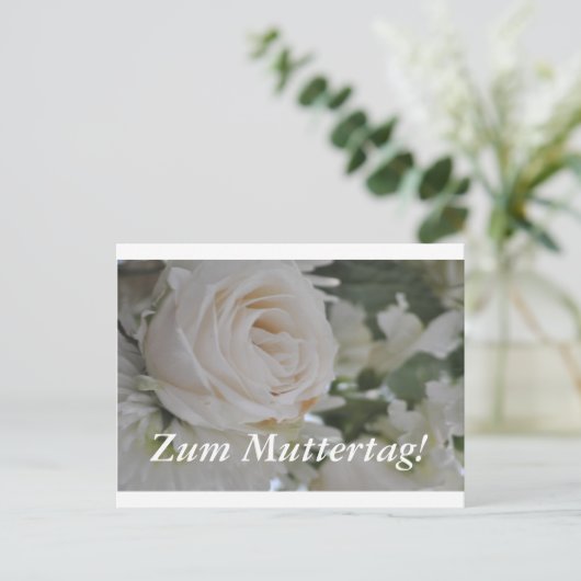 Carte Postale Zum Muttertag (Debout devant)