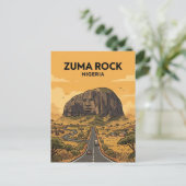 Carte Postale Zuma Rock, Madalla, Niger (Debout devant)