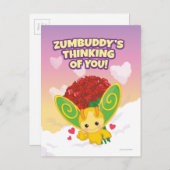 Carte Postale Zumbuddy pense à toi ! (Devant / Derrière)