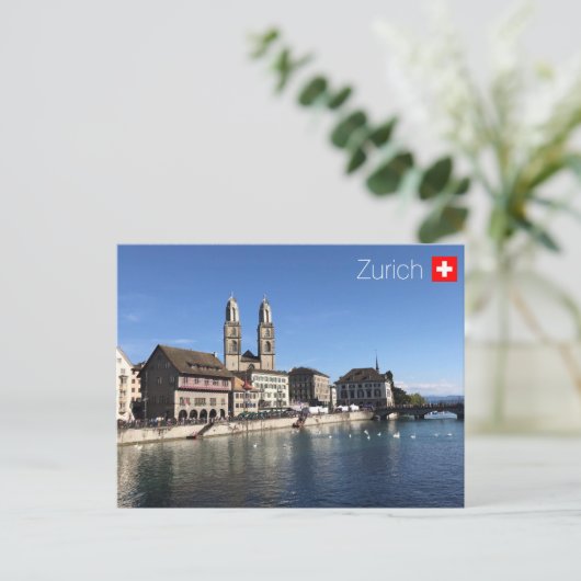 Carte Postale Zurich (Debout devant)