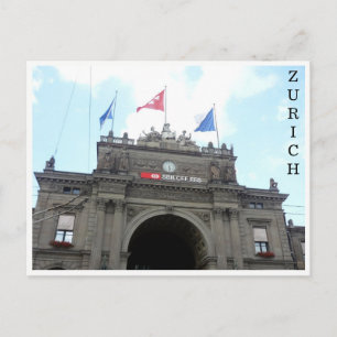 Carte Postale zürich hauptbahnhof