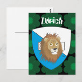 Carte Postale Zürich Schweiz Suisse Postkarte (Devant / Derrière)