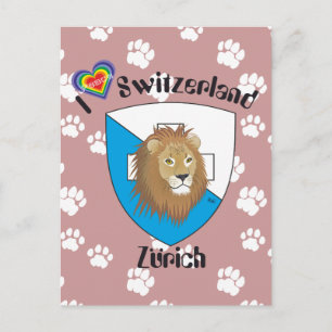 Carte Postale Zürich Schweiz Suisse Postkarte