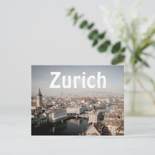 Carte Postale Zurich Skyline (Debout devant)