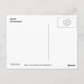 Carte Postale Zürich Suisse (Dos)