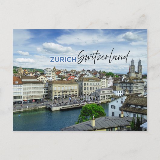 Carte Postale Zurich, Suisse (Devant)