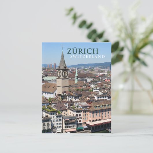 Carte Postale zurich suisse (Debout devant)