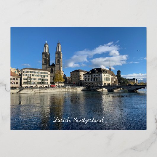 Carte postale Zurich Suisse (Recto)