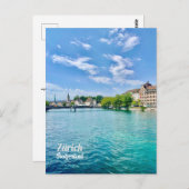 Carte Postale Zürich, Suisse (Devant / Derrière)