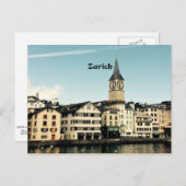 Carte Postale Zurich, Suisse (Devant / Derrière)