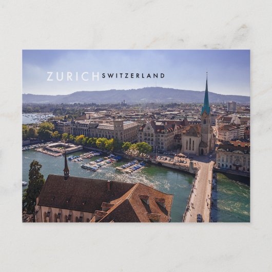 Carte Postale Zurich, Suisse (Devant)